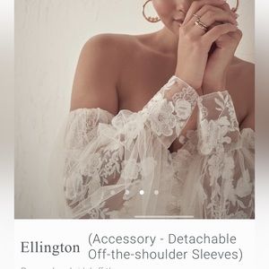 Wedding Detachable Sleeves- stretchy if need to be.